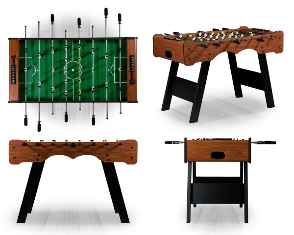 Настольный футбол (кикер) "Stuttgart» (коричневый)