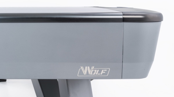 Бильярдный стол для пула "Rasson Wolf" 9 футов (серый, сланец 25 мм) в комплекте с плитой, аксессуары и сукно