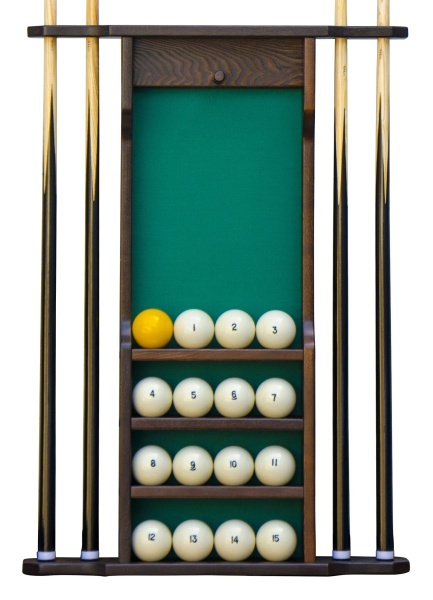 Киевница настенная универсальная из ясеня (цвет черный орех, 85 х 63 х 9 см)