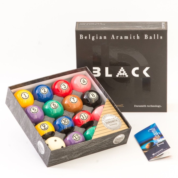 Комплект бильярдных шаров 57.2 мм "Aramith Tournament Pro Cup TV Black"