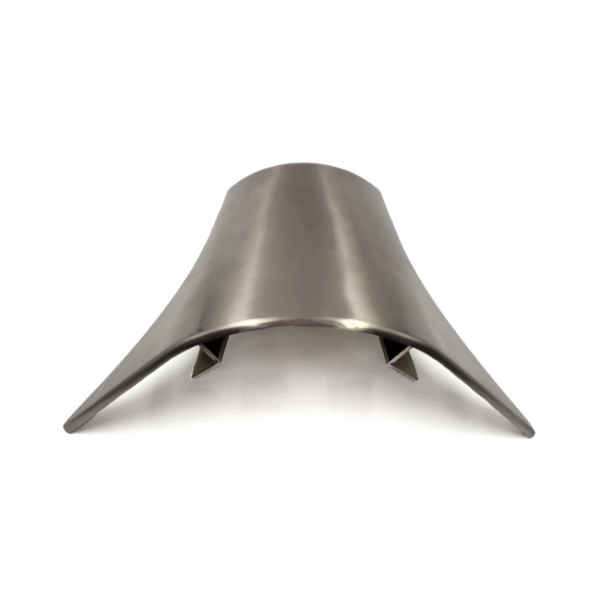 Комплект угловых вставок для бортов "Dynamic III" (4 шт), хром