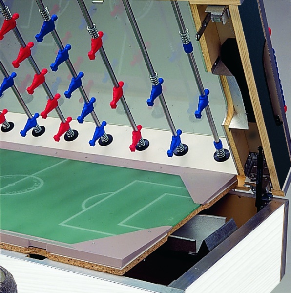 Настольный футбол "Garlando Olympic Outdoor" синий всепогодный