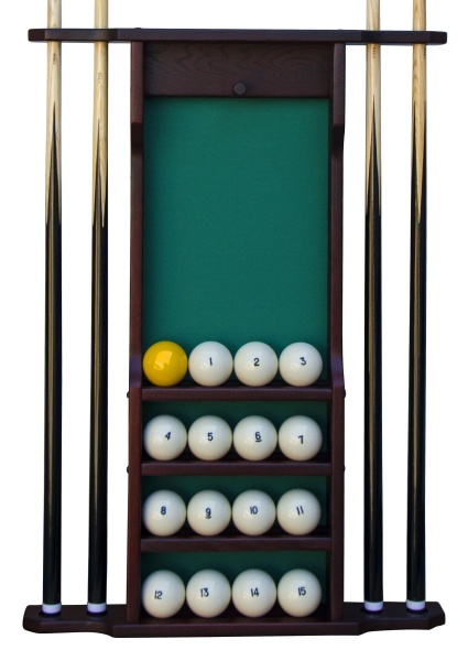 Киевница настенная универсальная из ясеня (цвет махагон, 85 х 63 х 9 см)