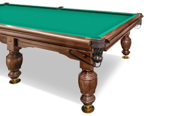 Бильярдный кий для русской пирамиды стол Weekend "Русский Гранд" (11 футов, 8 ног, 38мм камень) борта дуб, лузы премиум