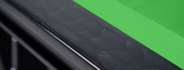 Бильярдный стол для снукера RASSON "Magnum Pro" (12 футов, черный, сланец 50 мм в комплекте с аксессуарами) с системой подогрева плит