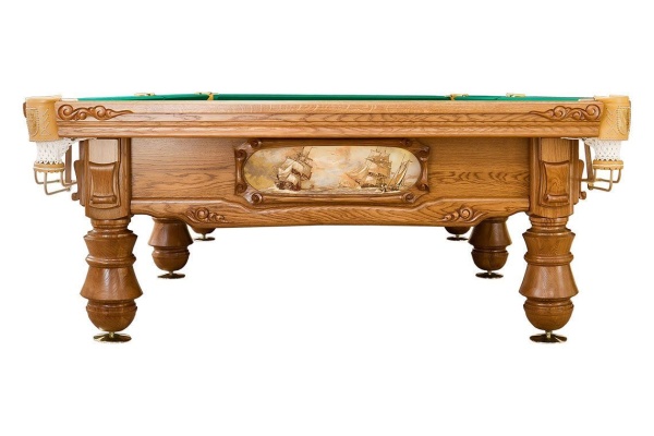 Бильярдный стол для русской пирамиды "Адмирал" (10 футов, ясень, сланец 38мм)