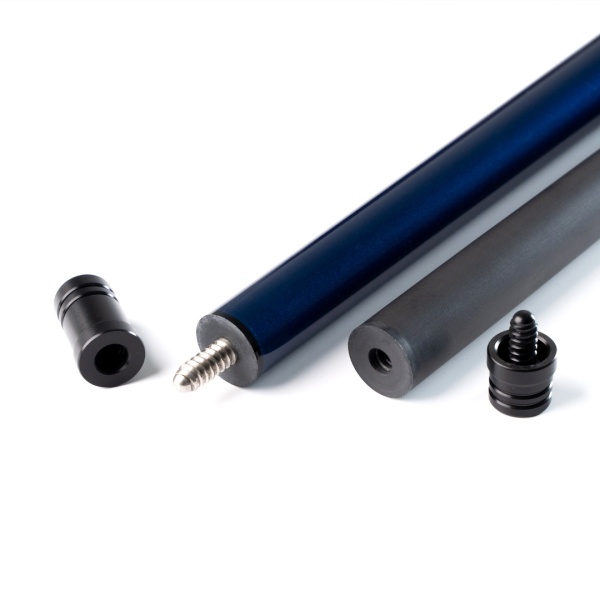 Кий / снукер 2-pc "Winner Carbon - 015" 3/4 (черно-синий)